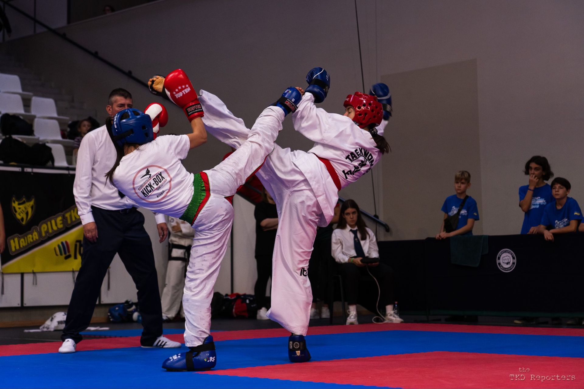 Réka versenyen küzdelem közben